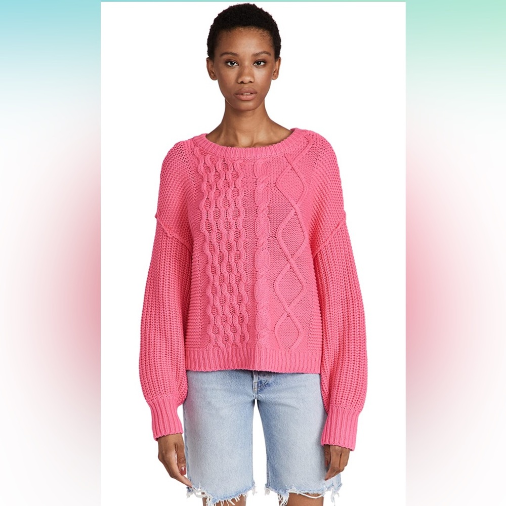 Free People Dream Cable Crew